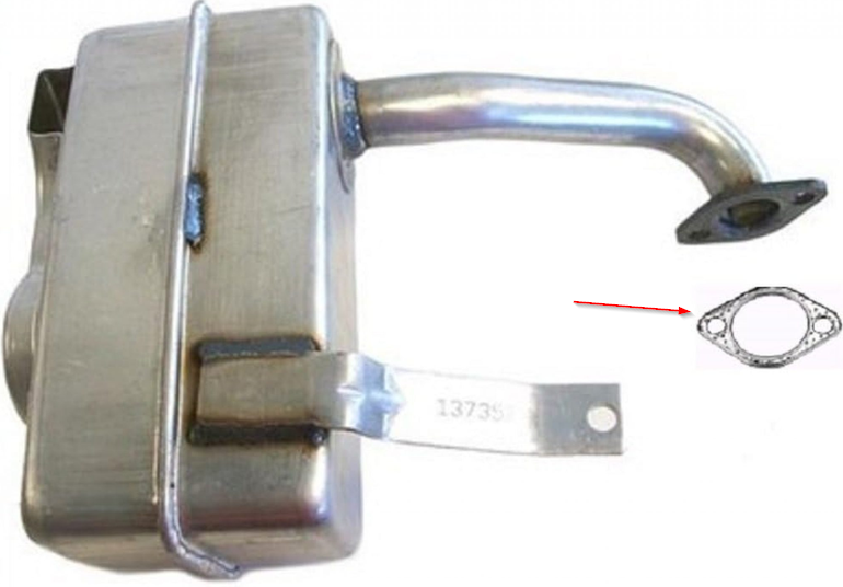 Picture of my Exhaust and Gasket